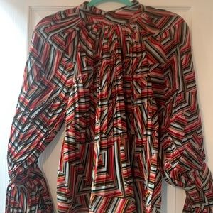 Molly Bracken blouse with ruffle sleeve detail